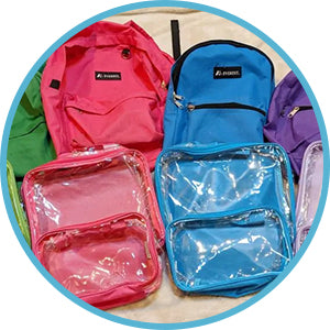 Different color packing cubes