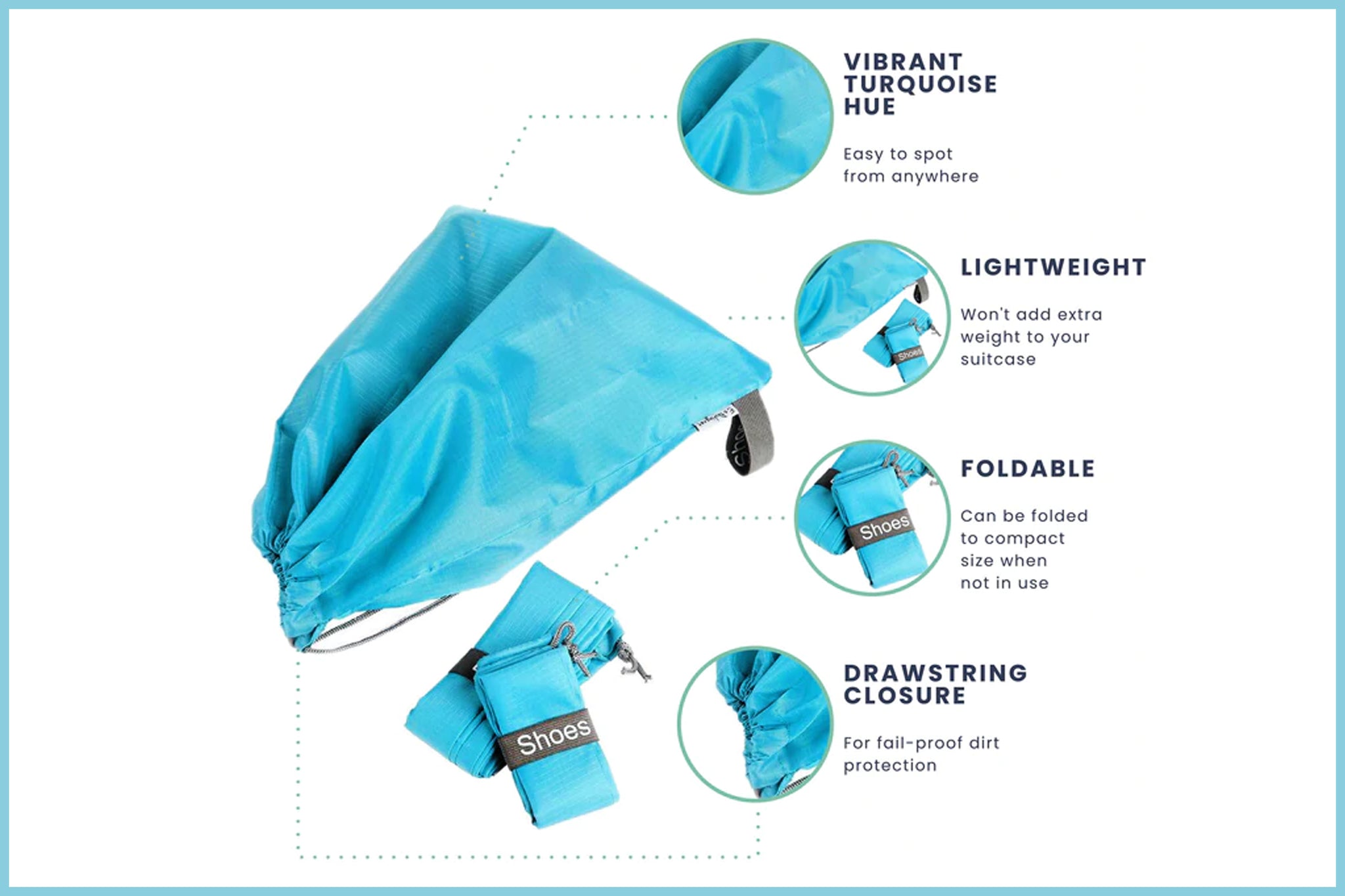 Shoe Bag Multi Purpose Travel Laundry Storage – Retra Products LLC