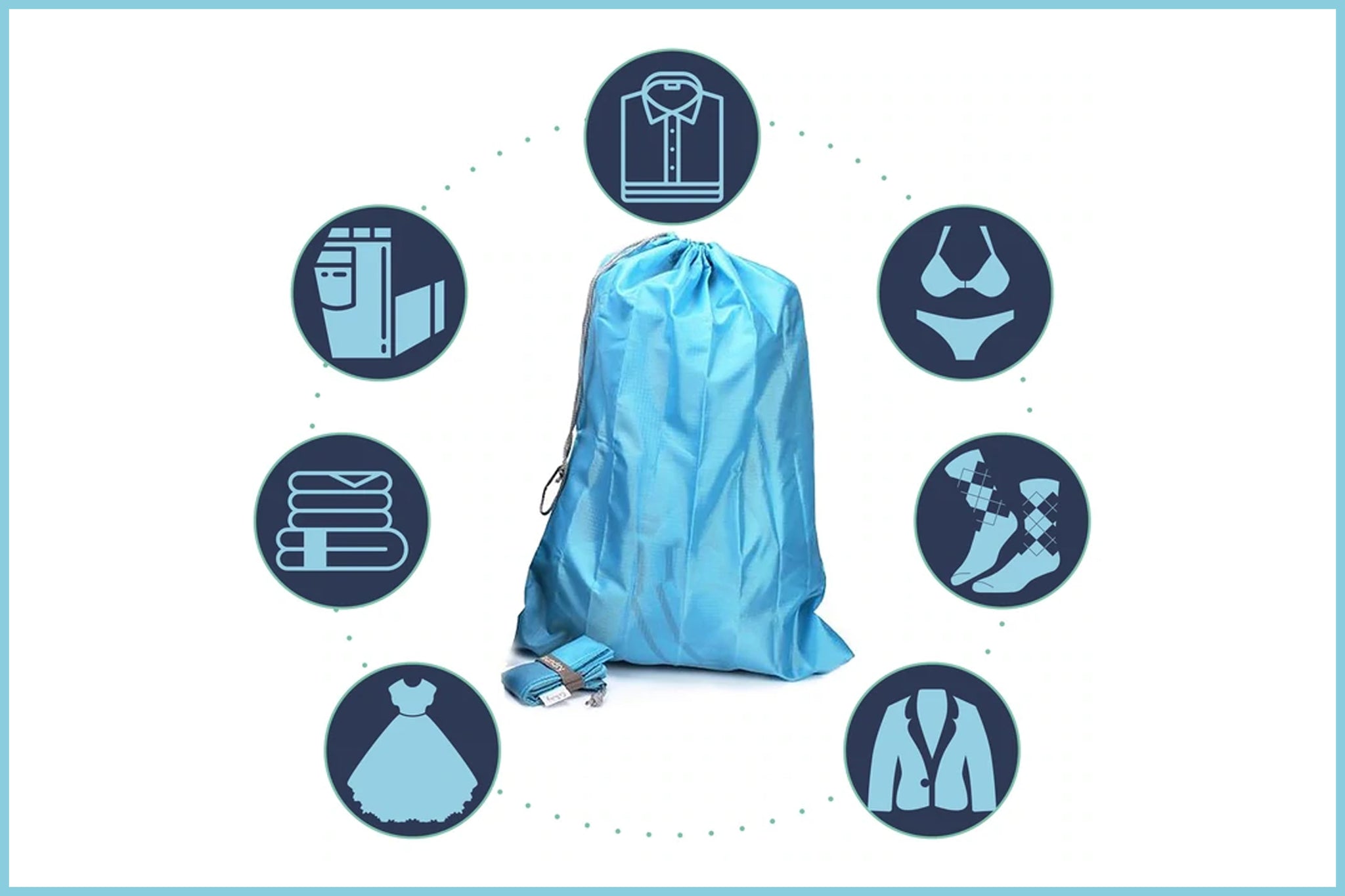 LB - Ultra Lightweight Anchor's Away Laundry Bag – Travel Laundry
